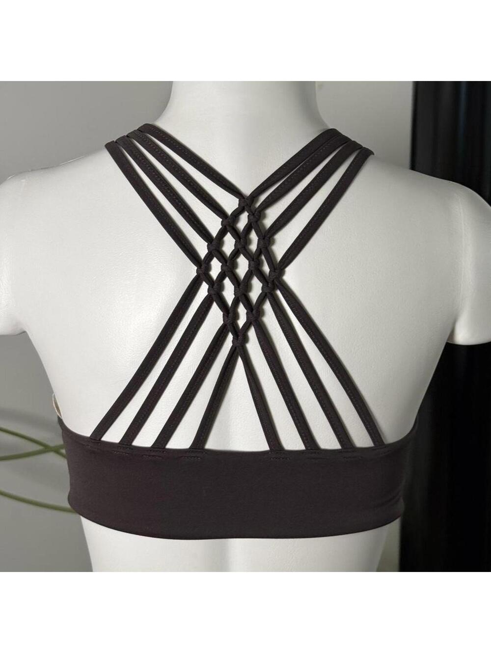 Aerie Offline Real Me Macrame Sports Bra - Picture 2 of 3